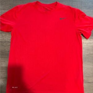 Nike Men's Red Dri-FIT Shirt.  Large.